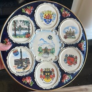 Vintage Original Thewalt West Germany Plate Wall Hanging